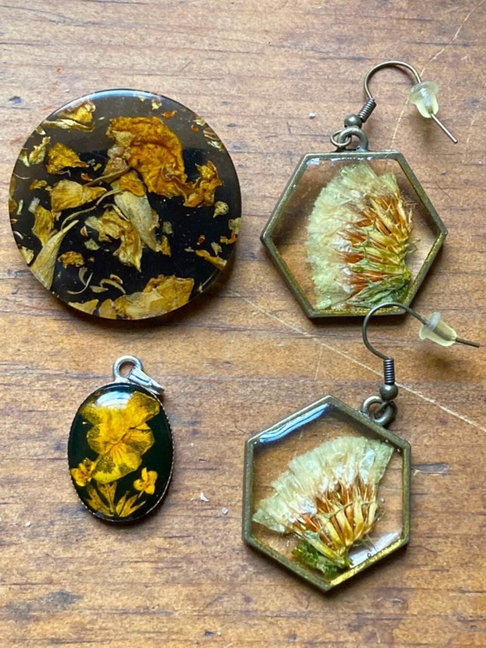 Beautiful botanical jewelry collection
